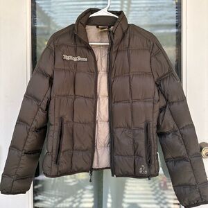 Vintage Style Rolling Stones Puffer Jacket